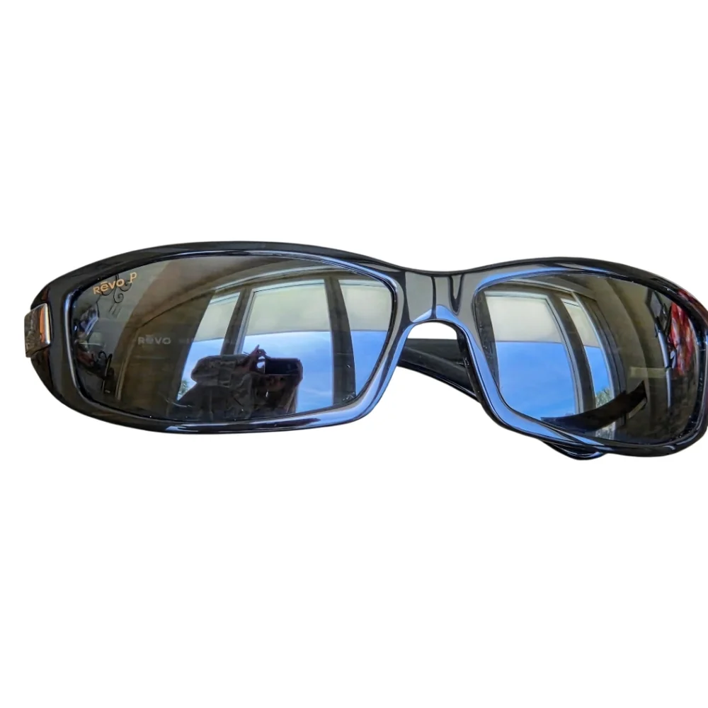 Revo Polarized Wrap Sunglasses ITALY 2031 301/J7 62[]14 115 with Case Unworn - Picture 2 of 16